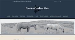Desktop Screenshot of customcowboyshop.com